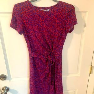 Diane von Furstenberg Zoe Animal Leopard Cheetah Print Dress 2